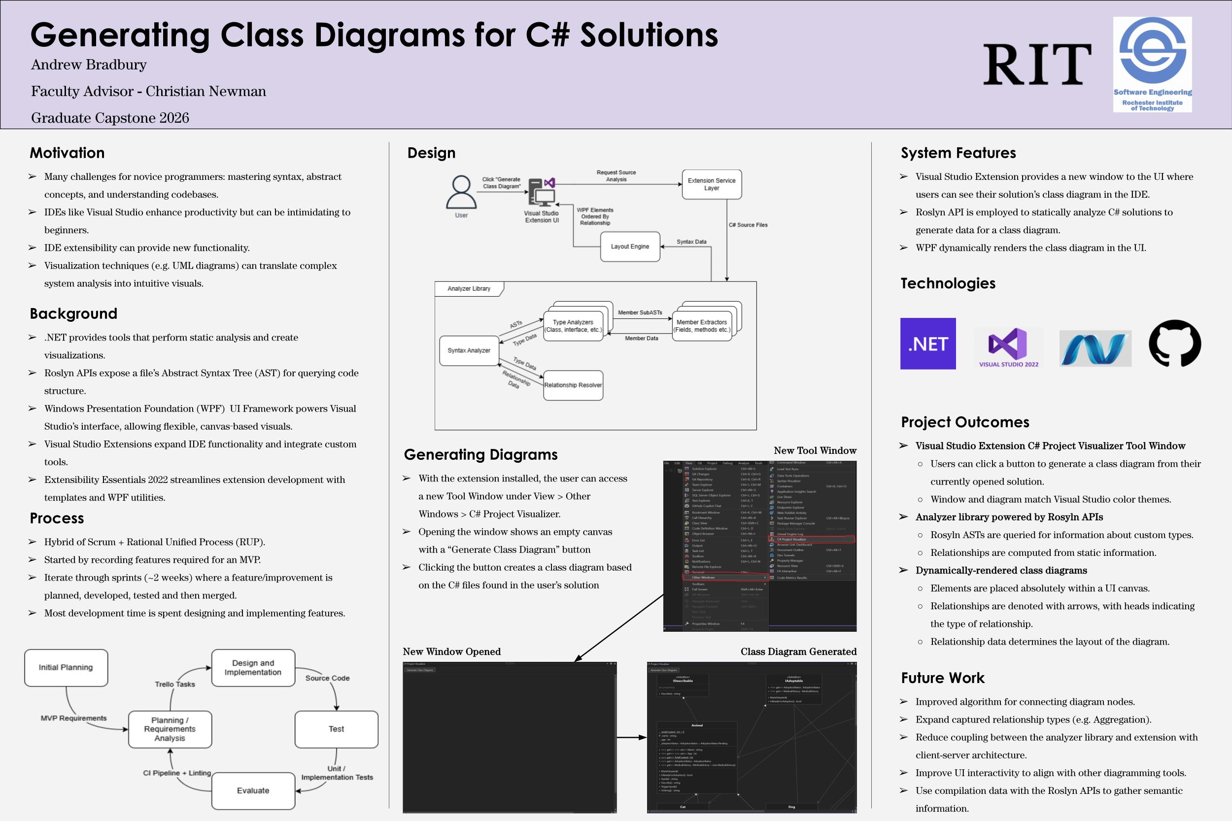 C# Visualizer Extension Capstone Poster